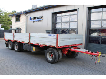  3-Achs ZORZI Pritschen-Anhänger Plateau-Rolle - Dropside/ Flatbed trailer
