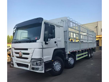 SINOTRUK HOWO 8*4 WITH FENCE DUMP TRUCK LIVESTOCK TRUCK - Tipper
