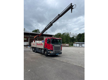 Dropside/ Flatbed truck, Crane truck Scania G 410 LG 6x2 Kran Palfinger 20001: picture 2