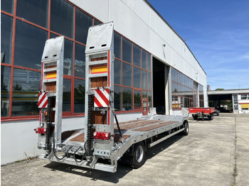 Low loader trailer Möslein  Neuer 2 Achs Tieflader- Anhänger, Verbreiterung: picture 5
