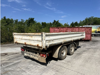 Tipper trailer Müller-Mitteltal  13,5 t Tandemkipper- Tieflader: picture 4