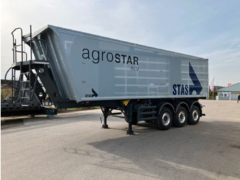 New Tipper semi-trailer Stas AgroStar 47,3 cbm Alu-Kippsattelauflieger: picture 2