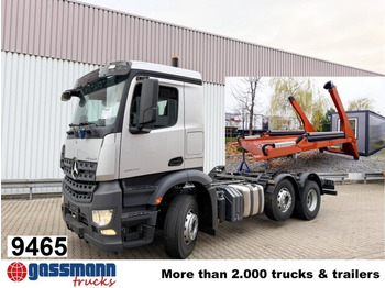 Skip loader truck MERCEDES-BENZ Arocs