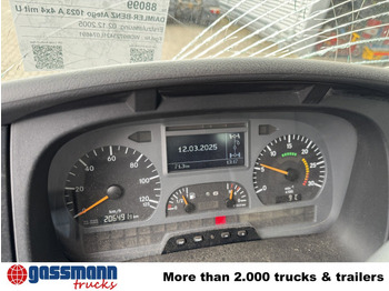 Cab chassis truck, Crane truck Mercedes-Benz Atego 1023 A 4x4, Einzelbereifung, Heckkran: picture 2