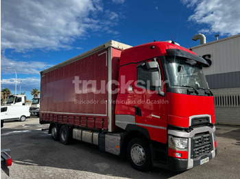 Curtainsider truck RENAULT T480 HIGH SLEEPER CAB  6X2*4 ejes 6x2*4: picture 2