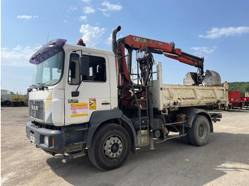 Tipper, Crane truck MAN 19.293: picture 3 Tipper, Crane truck MAN 19.293: picture 3