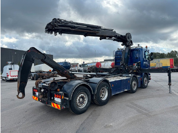 Crane truck Scania G480 8x2*6 Hakenlift / Hiab 244 EP-5 Hipro: picture 3 Crane truck Scania G480 8x2*6 Hakenlift / Hiab 244 EP-5 Hipro: picture 3