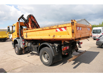 Tipper, Crane truck MERCEDES-BENZ 1828 AK Kran Axor-R Atlas 85.2 Kipper Winterdien: picture 4