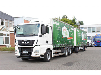 Curtainsider truck MAN TGX 26.480