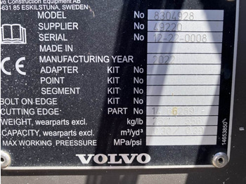 Backhoe loader Volvo Tieflöffel mit Messer S50: picture 5