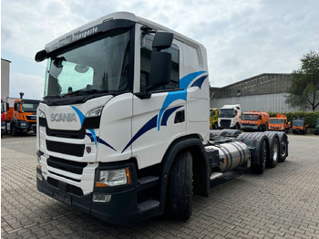 Tank truck, Crane truck Scania G 410 B8x2*6 NB LNG Fahrgestell Nebenantrieb: picture 3