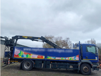 Crane truck, Dropside/ Flatbed truck MAN TGM 18.290 4x2 BL mit MOTORSCHADEN! TGM 18.290 4x2 BL, Heckkran Palfinger PK12001L, MOTORSCHADEN!: picture 3