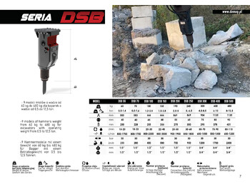 New Hydraulic hammer for Excavator DEMOQ DSB 400 Hydraulic breaker 430 KG: picture 3