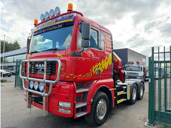 Crane truck MAN TGA 33.530 6x4 - 90T + CRANE HMF 3720 K6 (17.3m) - RETARDER - MANUAL ZF - EURO 3 - 590.000km - ALCOA -  BIG AXLES HUB REDUCTION - BE TRUCK - TOP CONDITION: picture 3