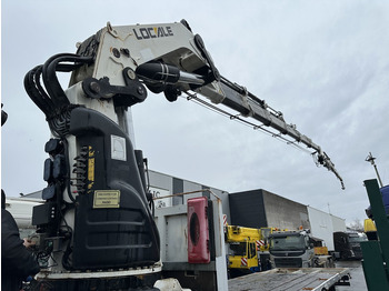 Dropside/ Flatbed truck, Crane truck MAN TGA 35.430 8x2 + KRAN HIAB 700 E-6 + JIB 165X-3 - RETARDER - PRITSCHE 6m70~8m50 EXTENDABLE - MANUAL GEARBOX ZF - LIFT + STEERING AXLE: picture 5