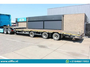Low loader semi-trailer Meusburger 3-ass. Uitschuifbare semi dieplader / Naloop gestuurd / 13821: picture 4