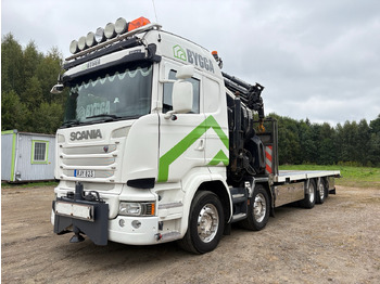 Crane truck SCANIA R 490