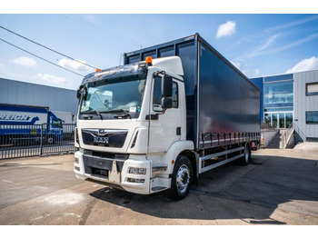 Curtainsider truck MAN TGM 18.290
