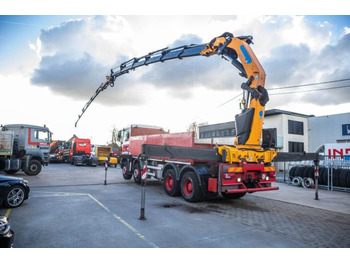 Dropside/ Flatbed truck, Crane truck MAN TGS 41.400 BB + EFFER 525/6x+JIB 6x: picture 3