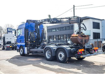 Hook lift truck, Crane truck MAN TGX 25.440 LL - HIAB 122 PRO: picture 4