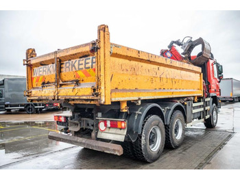 Tipper, Crane truck Mercedes ACTROS 3344 AK - HMF1643 Z2: picture 4