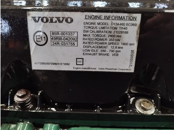 Engine for Truck Volvo 480 E3 D13A   Volvo FH13 FM13: picture 3