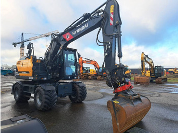 Wheel excavator Hyundai HW140A + Tiltrotator: picture 4