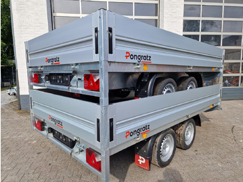 Dropside/ Flatbed trailer Pongratz Pritschenhochlader PHL 3100/17 T-AL-S 310x170x36cm 13" (M) 2000kg: picture 3