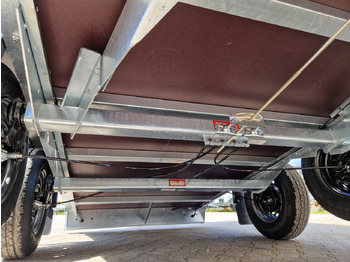 Closed box trailer Saris Koffer GO 306 154 180 2700 2 306x154x180cm GFK weiß Auffahrklappe (M) 2700kg Modell 2025: picture 4
