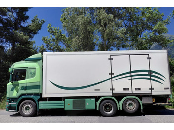 Refrigerator truck Scania R450 6x2, E6, Thermo King UT 1200, Ladebordwand: picture 2