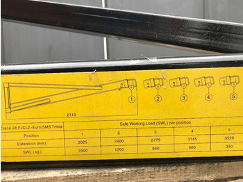 Boom for Construction machinery Kranarm SE Volvo L20 , L25 Fäste: picture 4