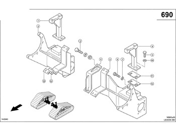 Undercarriage parts CLAAS