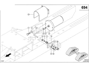 Undercarriage parts CLAAS