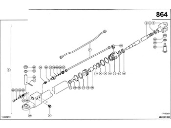 Hydraulic cylinder CLAAS