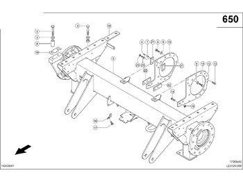 Axle and parts CLAAS