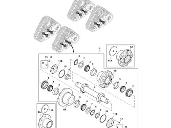 Undercarriage parts JOHN DEERE