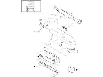 Hydraulic cylinder NEW HOLLAND