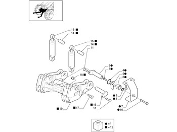 Hydraulic cylinder NEW HOLLAND