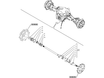 Drive shaft NEW HOLLAND