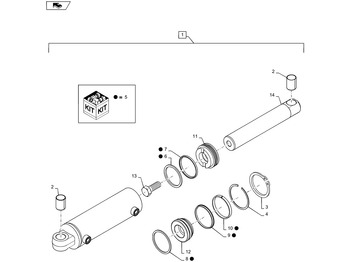 Hydraulic cylinder NEW HOLLAND
