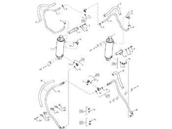 Hydraulic cylinder NEW HOLLAND