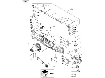 Steering knuckle NEW HOLLAND