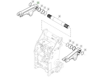 Spare parts for Farm tractor John Deere 7R 7R330 - wieszaki ramiona belki dolne TUZ: picture 2 Spare parts for Farm tractor John Deere 7R 7R330 - wieszaki ramiona belki dolne TUZ: picture 2