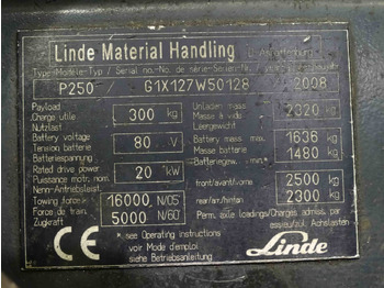 Tow tractor Linde P250: picture 5