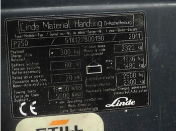 Tow tractor Linde P250: picture 5 Tow tractor Linde P250: picture 5