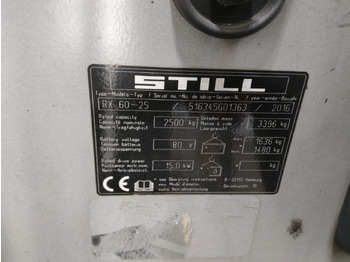 Electric forklift STILL RX60-25: picture 2