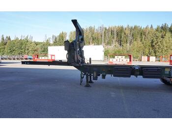 Container transporter/ Swap body semi-trailer for transportation of containers Hammar 195 S, Sideloader, 33 tonnes SWL (20'-40'): picture 4
