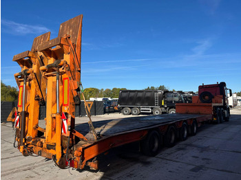 Low loader semi-trailer Müller-Mitteltal TS4 HYDRAULIC RAMPS / STEEL SUSPENSION / DRUM BRAKES / PLATFORM L=10790 mm: picture 3