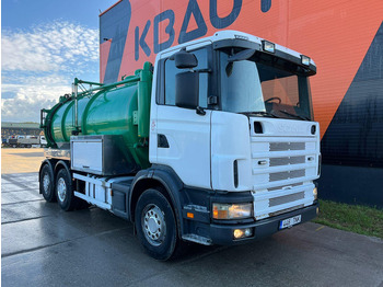 Vacuum truck Scania R 124 6x2*4 TANK 1500 I + 13000 l / VACUUM Moro PM200 year 2015 / PRESSURE Pratissoli 500 bar / 200 l/min: picture 2