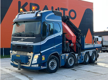 Dropside/ Flatbed truck, Crane truck Volvo FH 540 8x4 PK110002 + JIB + WINCH / COMBI / PLATFORM L=3662 mm: picture 2